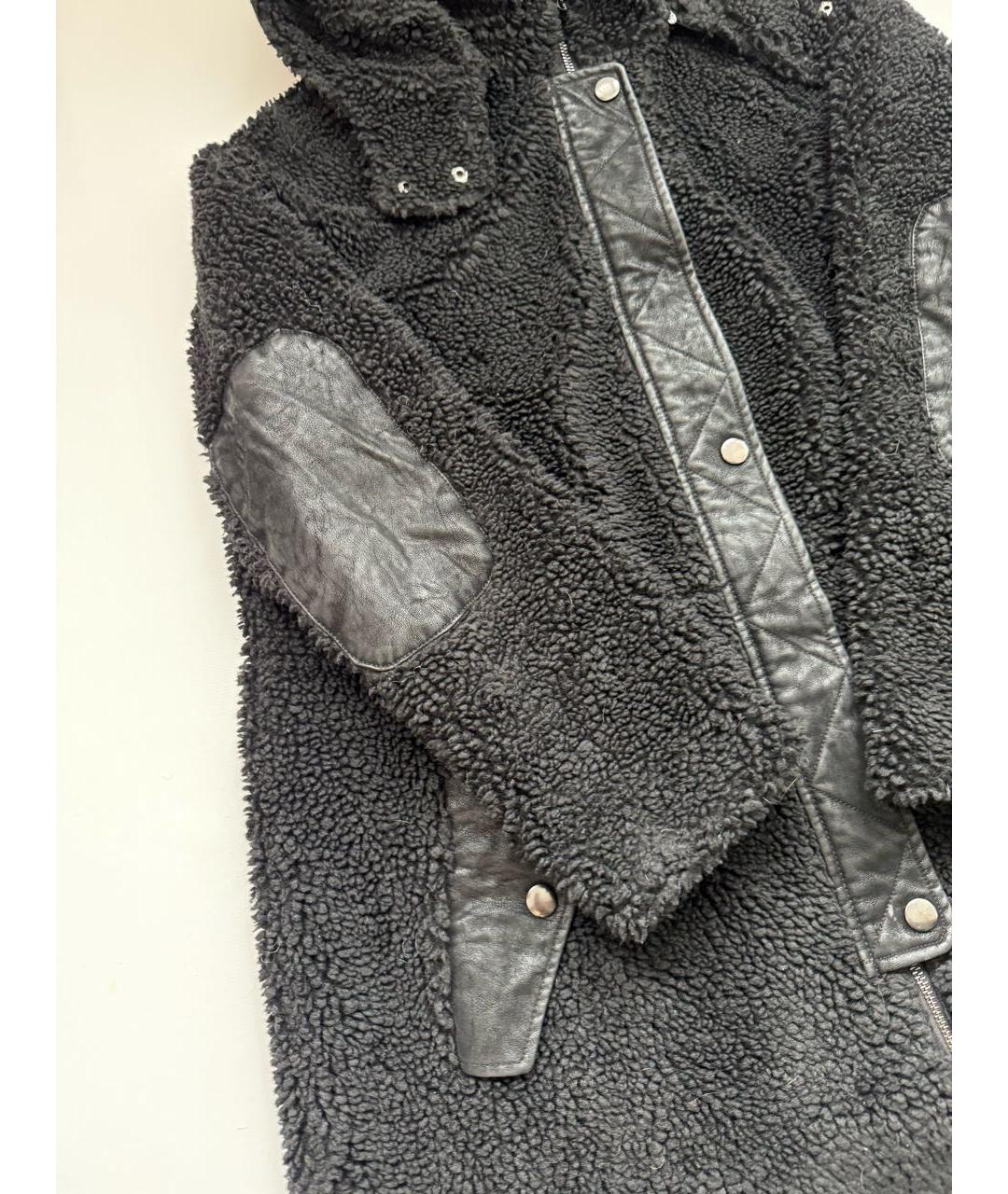 ARMANI EXCHANGE Черная дубленка, фото 4