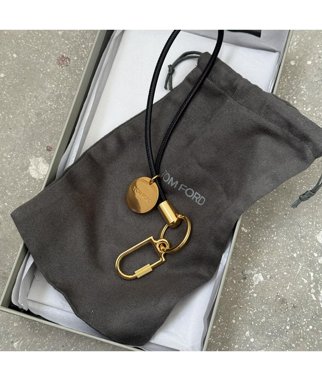 TOM FORD Золотой брелок, фото 9