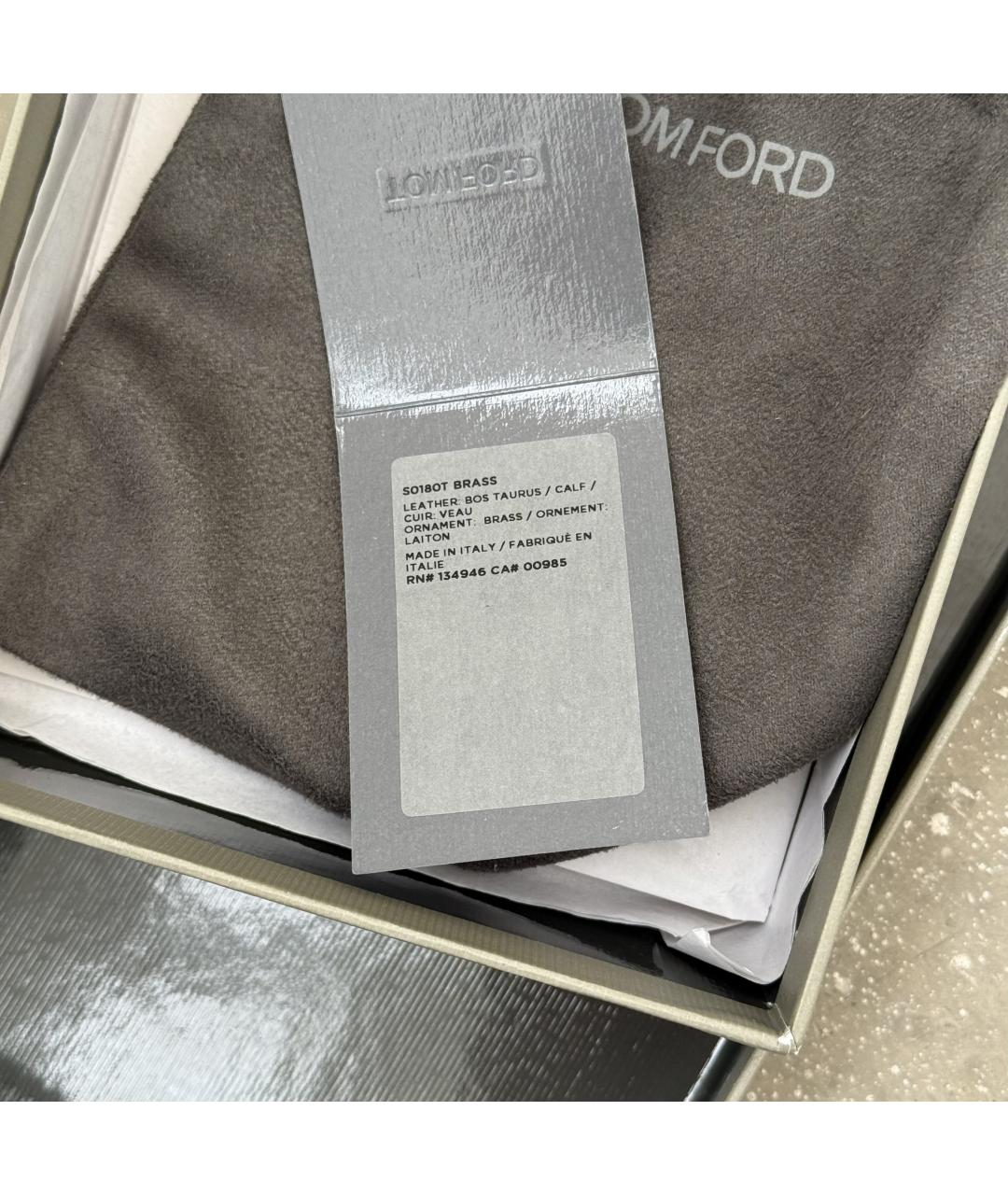 TOM FORD Золотой брелок, фото 8