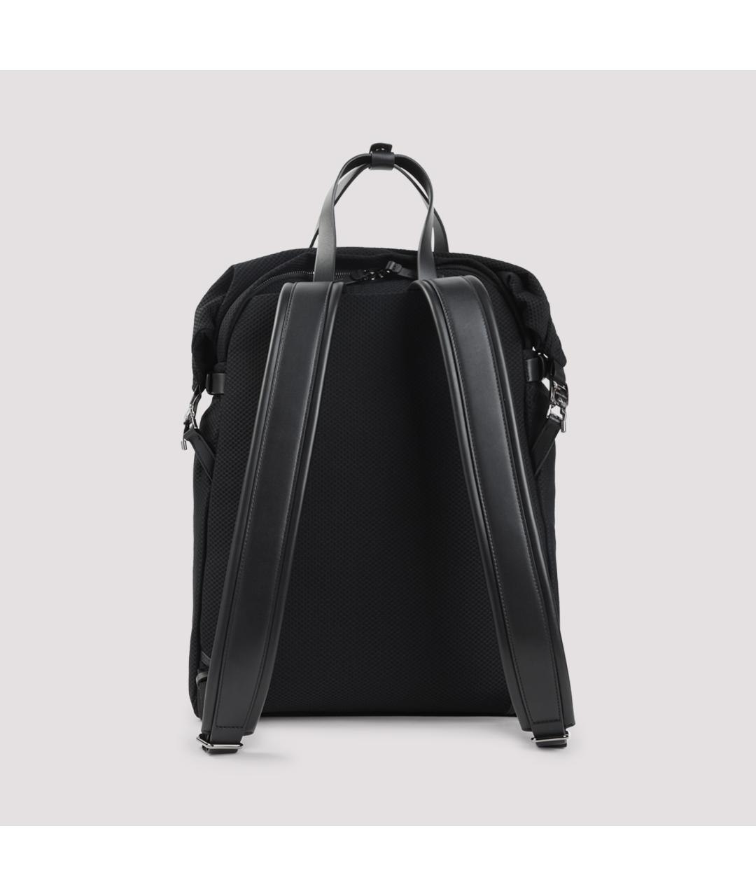 GIORGIO ARMANI Черный синтетический рюкзак, фото 4