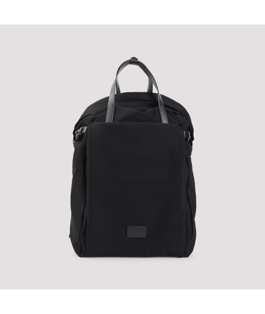 GIORGIO ARMANI Черный синтетический рюкзак, фото 3