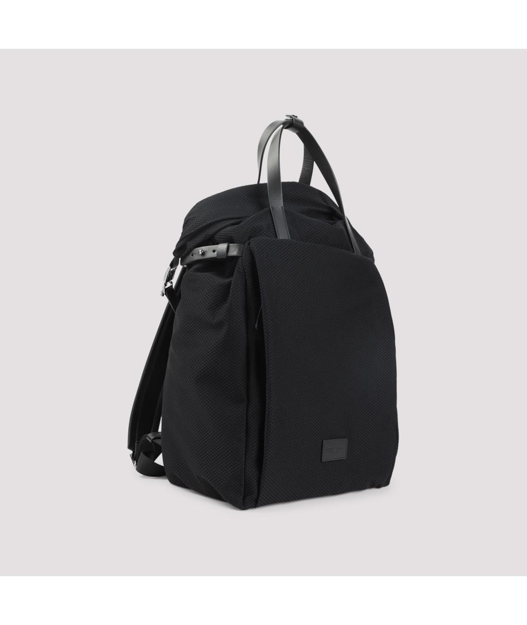 GIORGIO ARMANI Черный синтетический рюкзак, фото 5