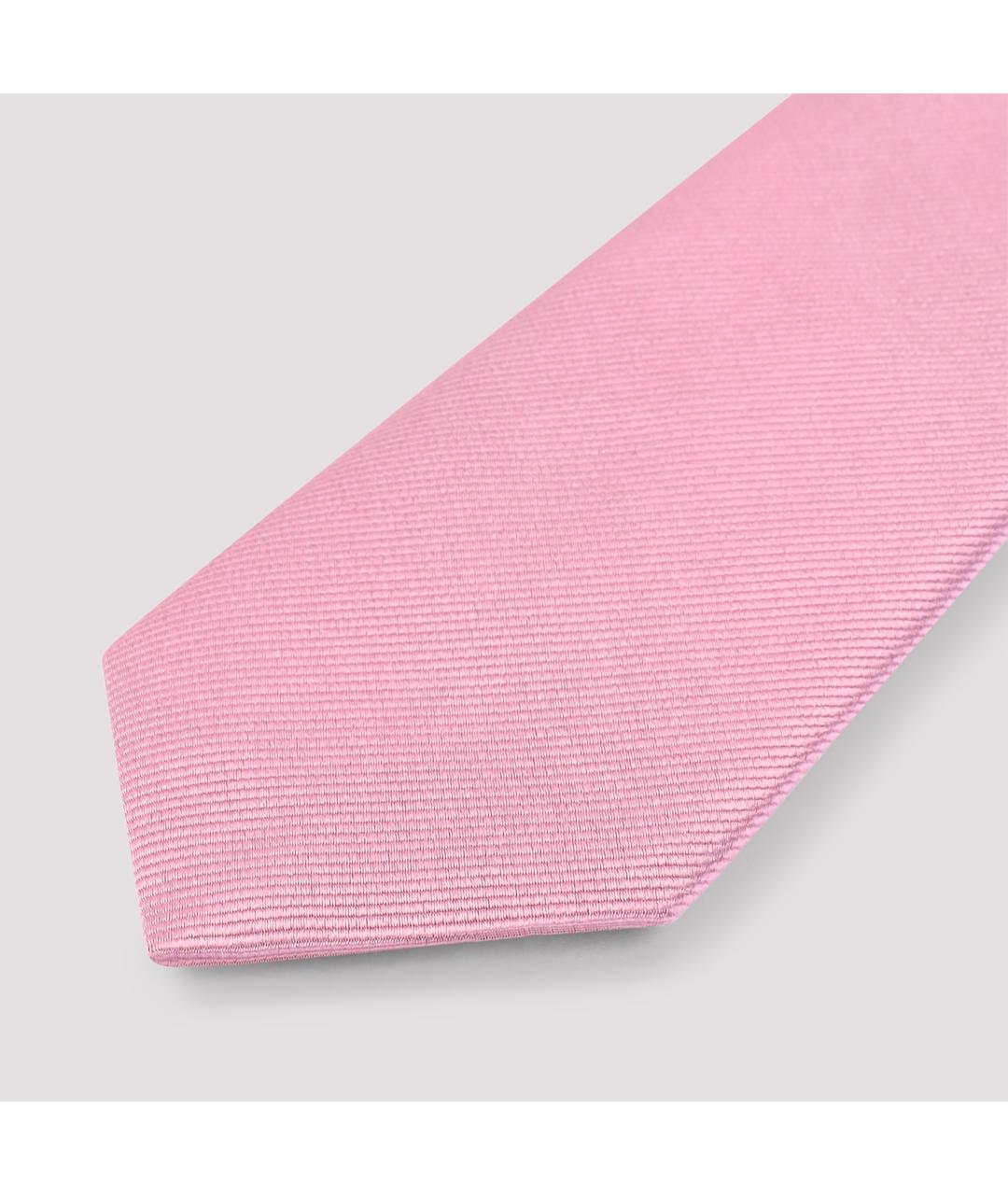 GIORGIO ARMANI Розовый шелковый галстук, фото 4