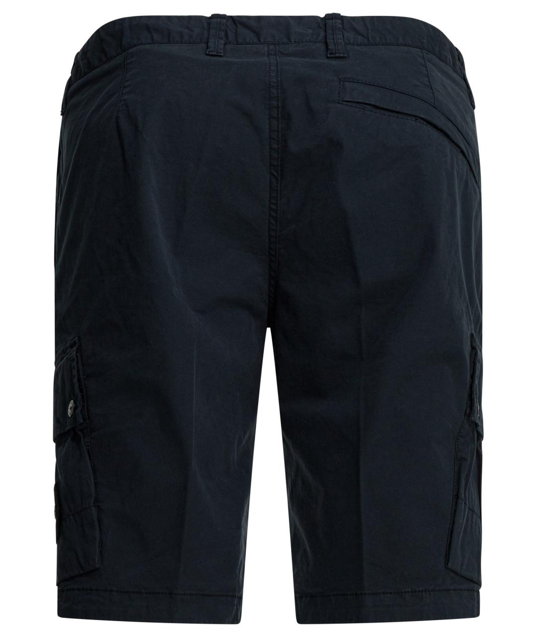 STONE ISLAND Темно-синие хлопковые шорты, фото 2