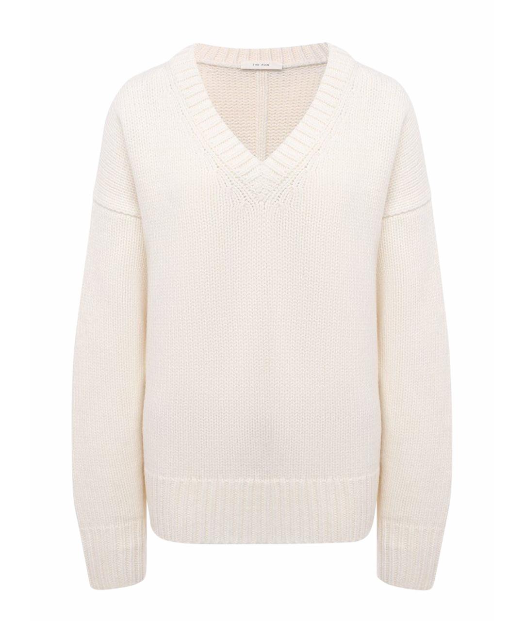 THE ROW Белый кашемировый джемпер / свитер, фото 1