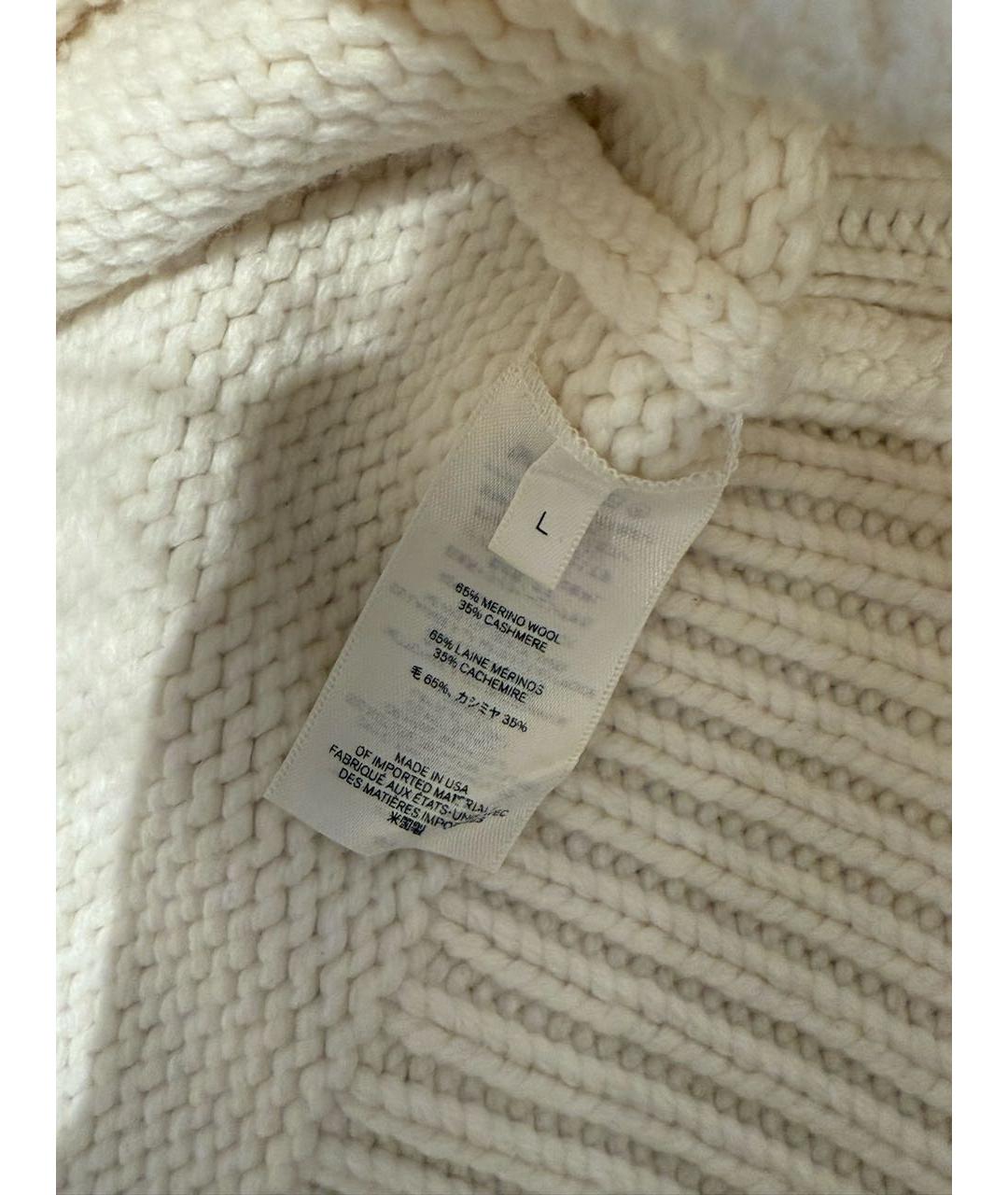 THE ROW Белый кашемировый джемпер / свитер, фото 7