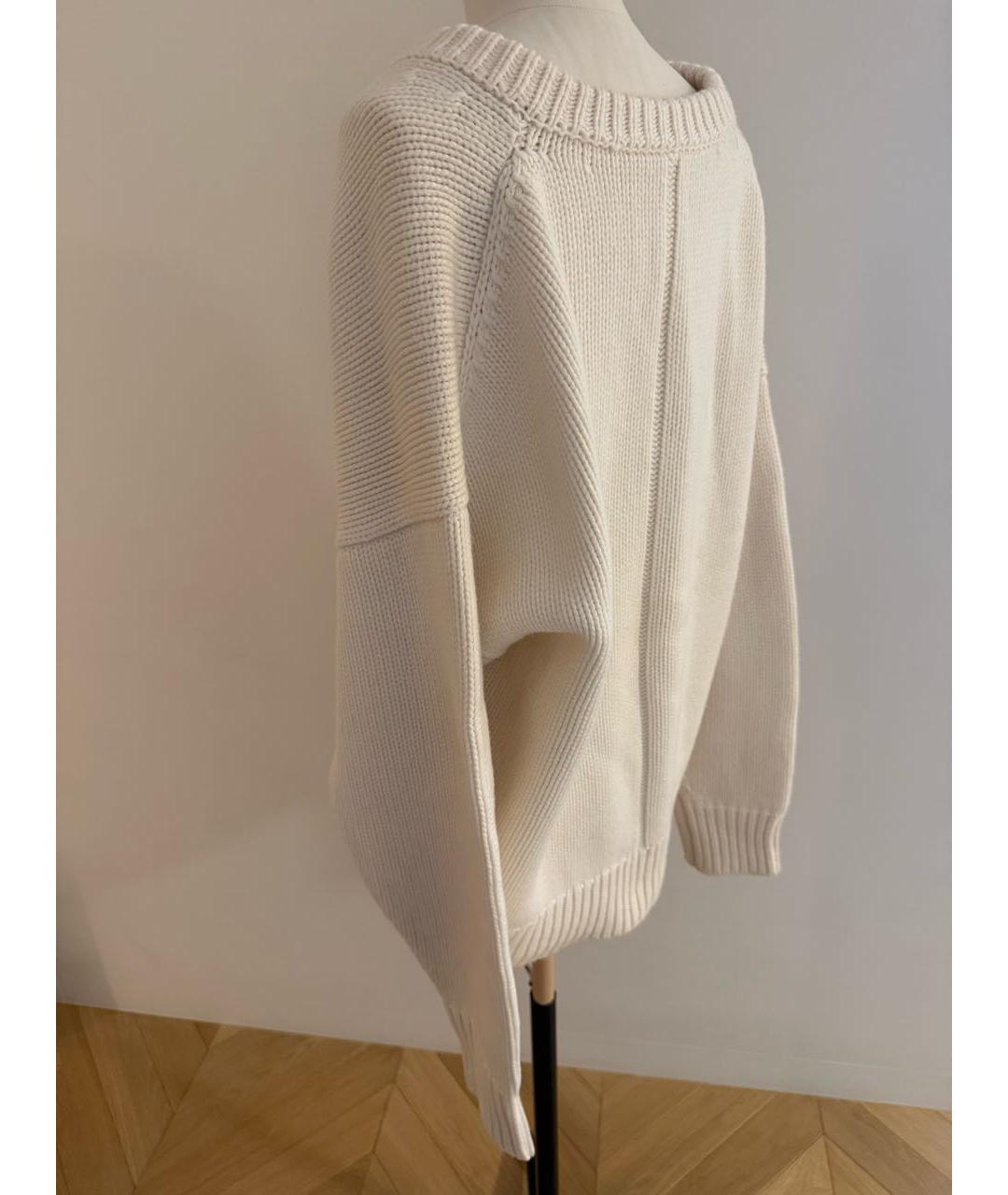 THE ROW Белый кашемировый джемпер / свитер, фото 4