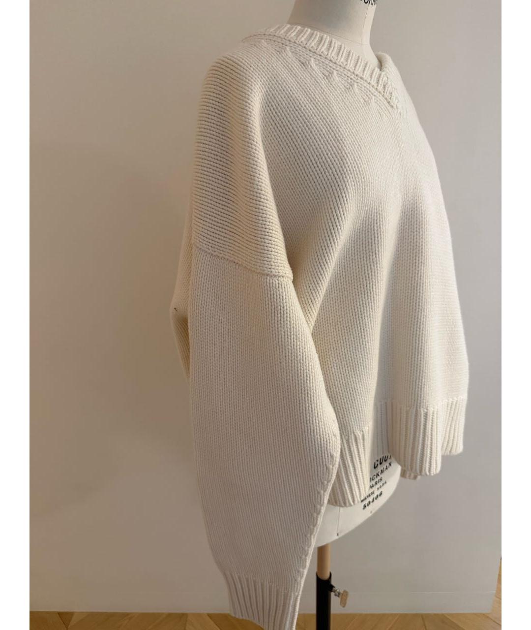 THE ROW Белый кашемировый джемпер / свитер, фото 3