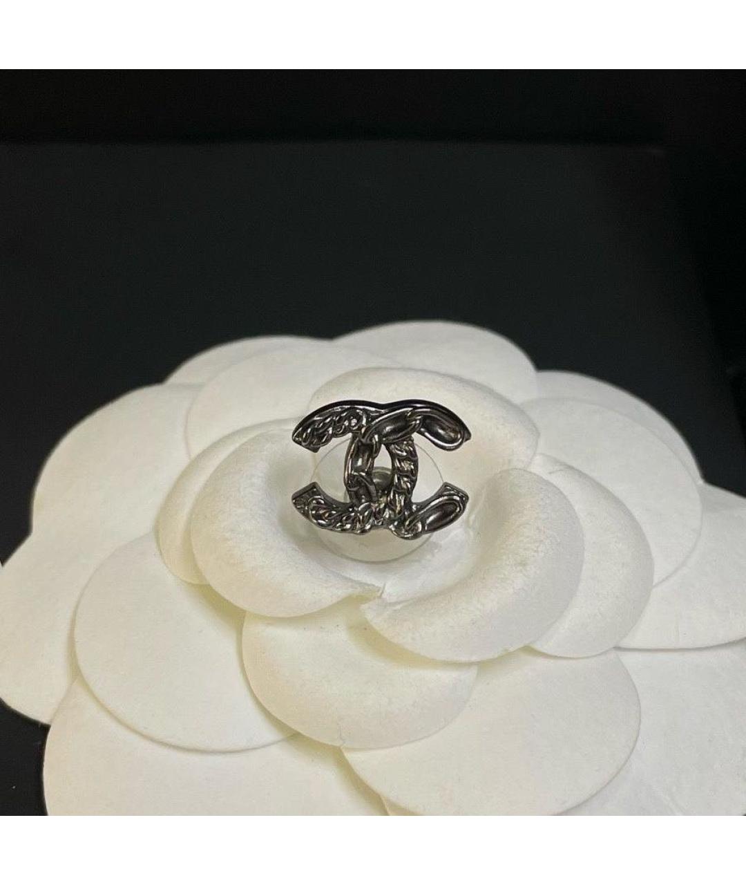 CHANEL Серебряные серьги, фото 4