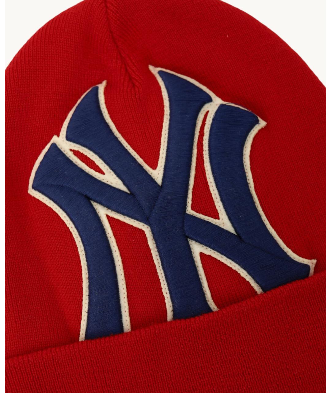 GUCCI Красная шерстяная шапка, фото 3