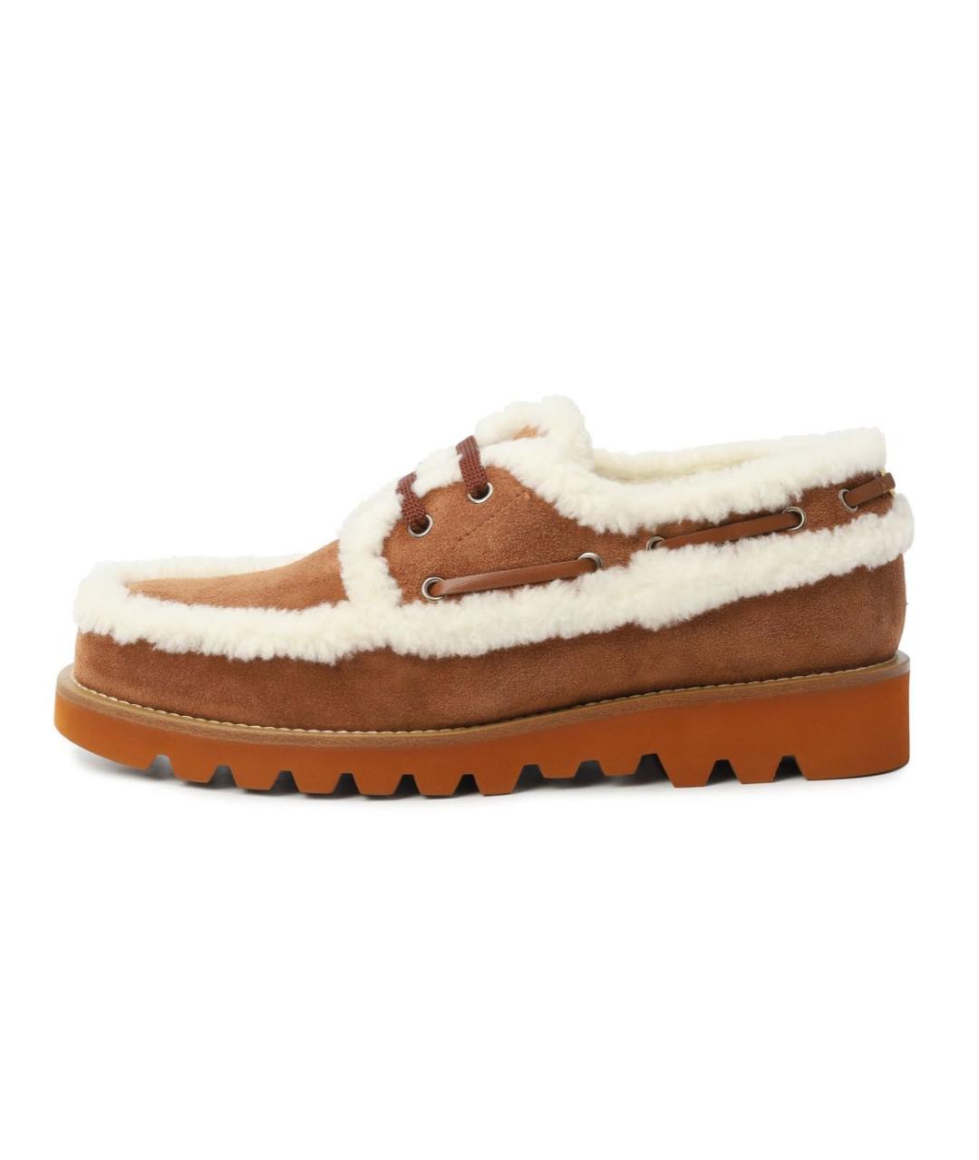 VALENTINO Коричневые замшевые лоферы, фото 6