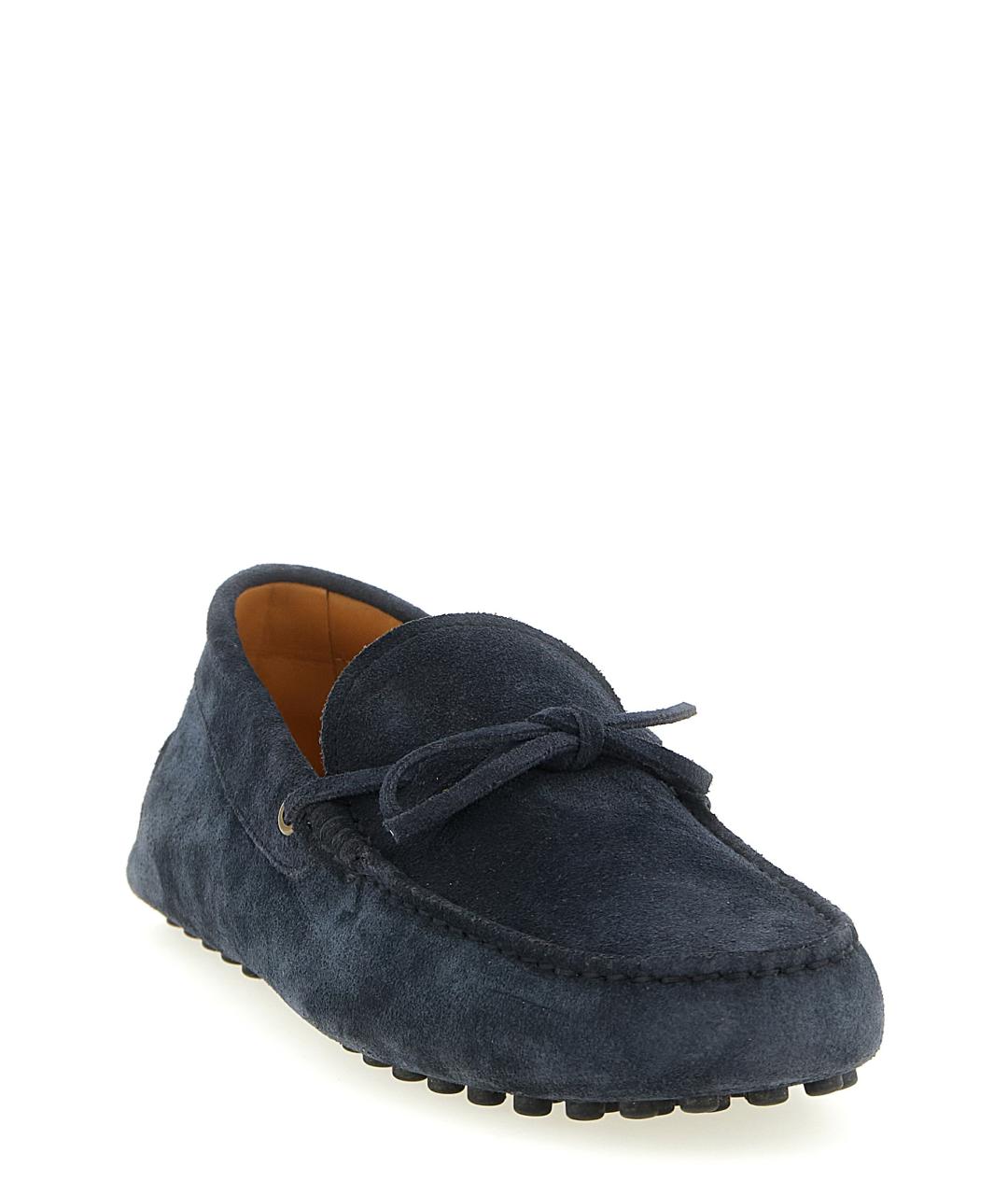 TOD'S Синие замшевые мокасины, фото 2