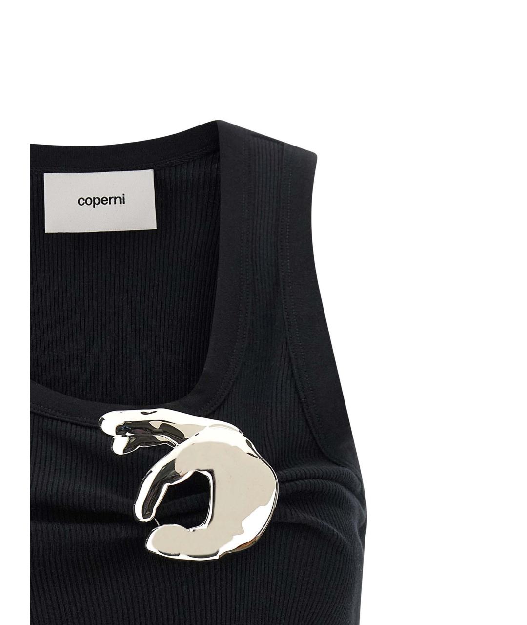 COPERNI Черная хлопковая майка, фото 3