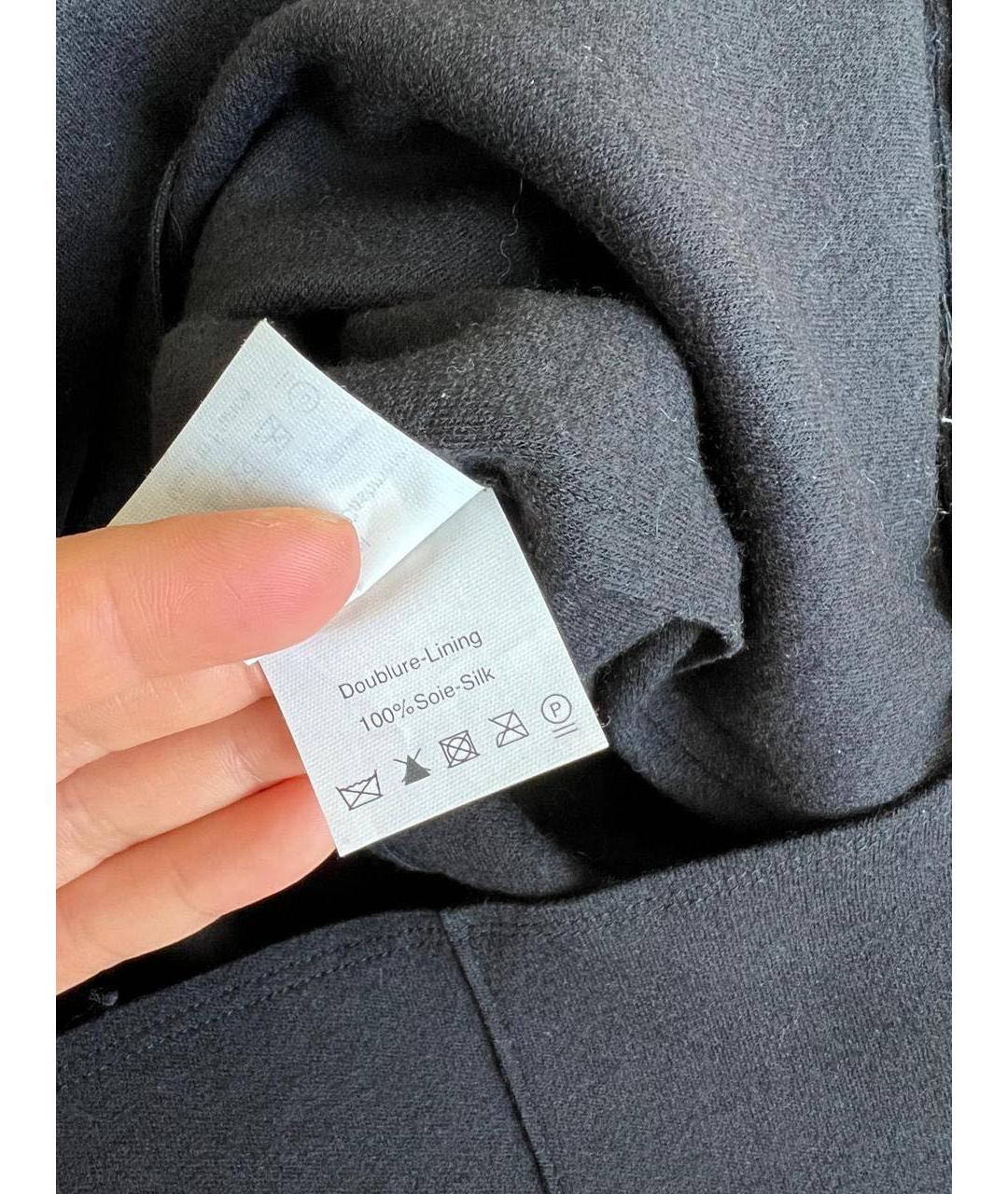LANVIN Черное пальто, фото 7