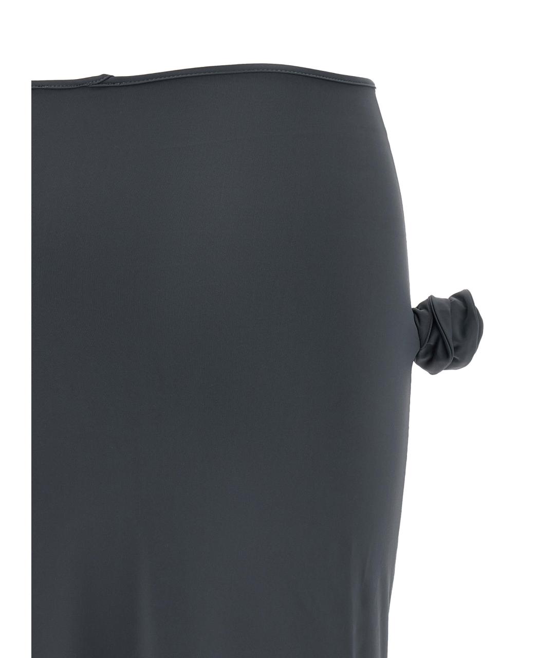 COPERNI Серая полиамидовая юбка миди, фото 4