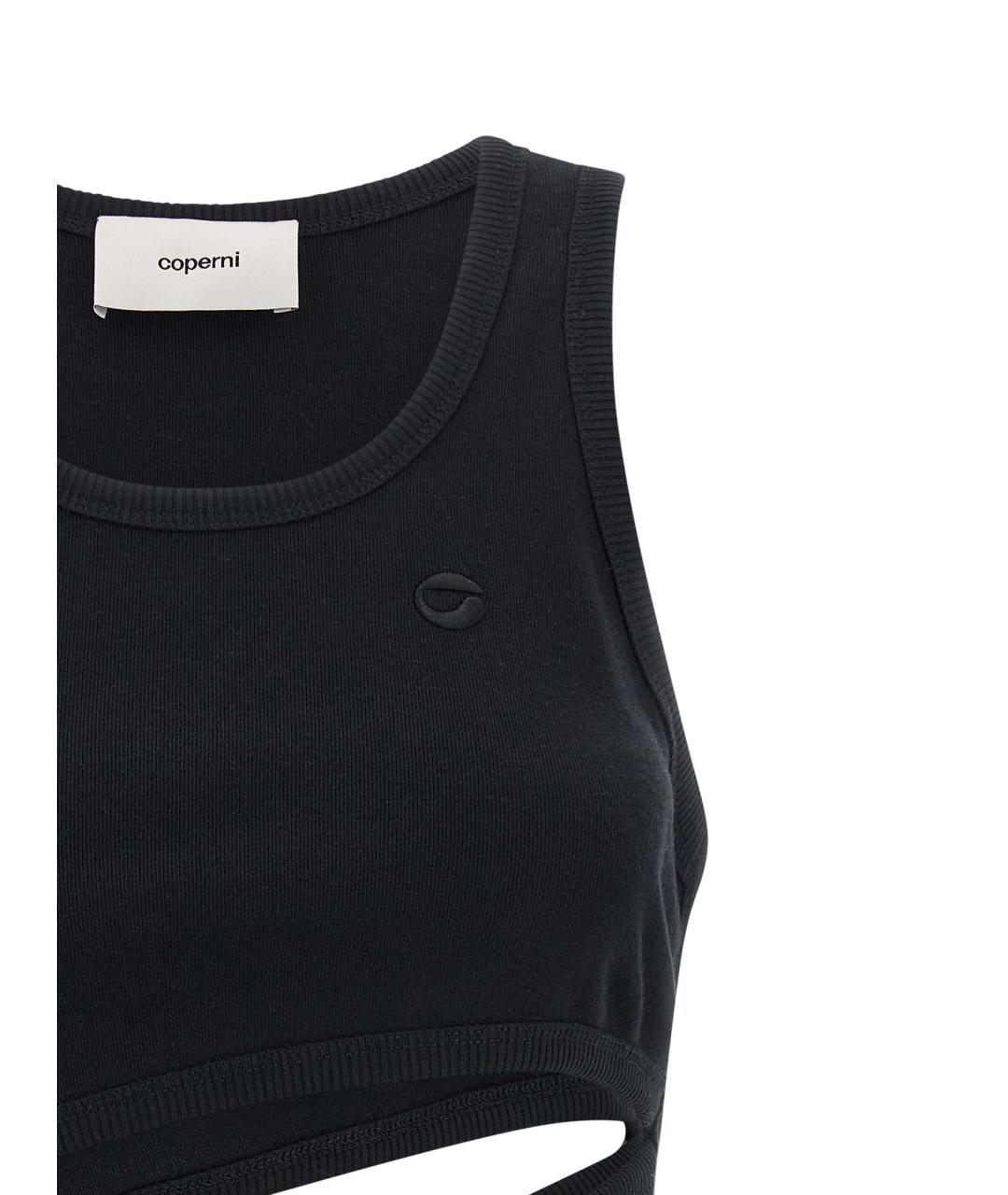 COPERNI Черная хлопковая майка, фото 2