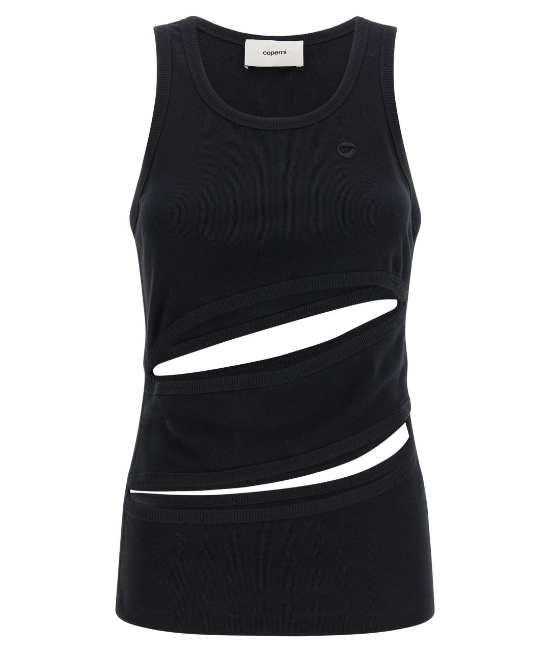 COPERNI Черная хлопковая майка, фото 1