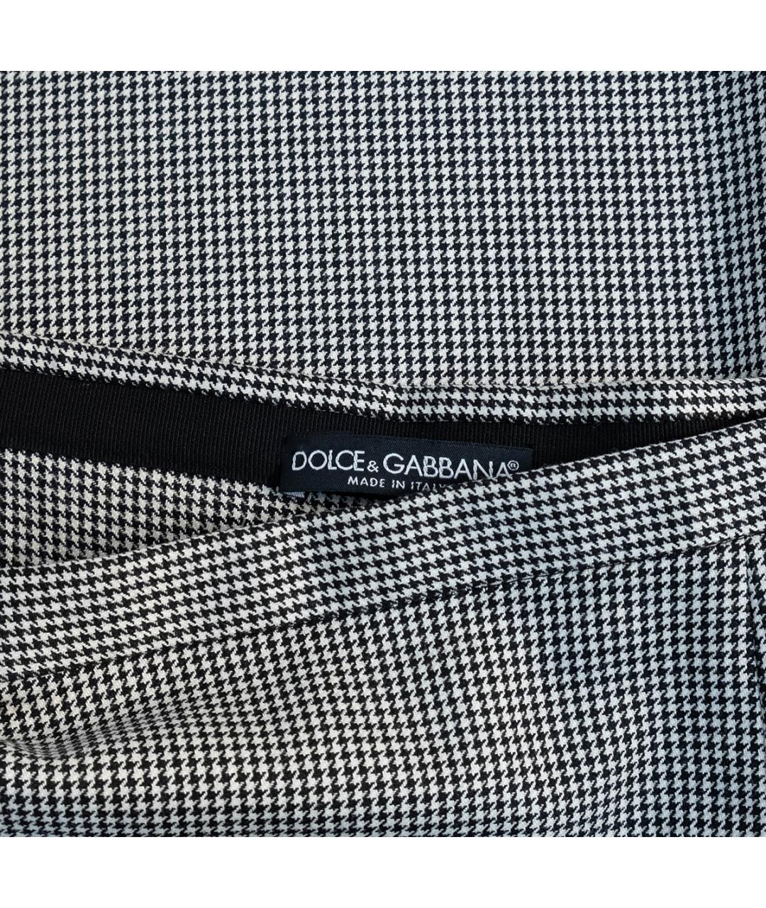 DOLCE&GABBANA Мульти шерстяная юбка миди, фото 3