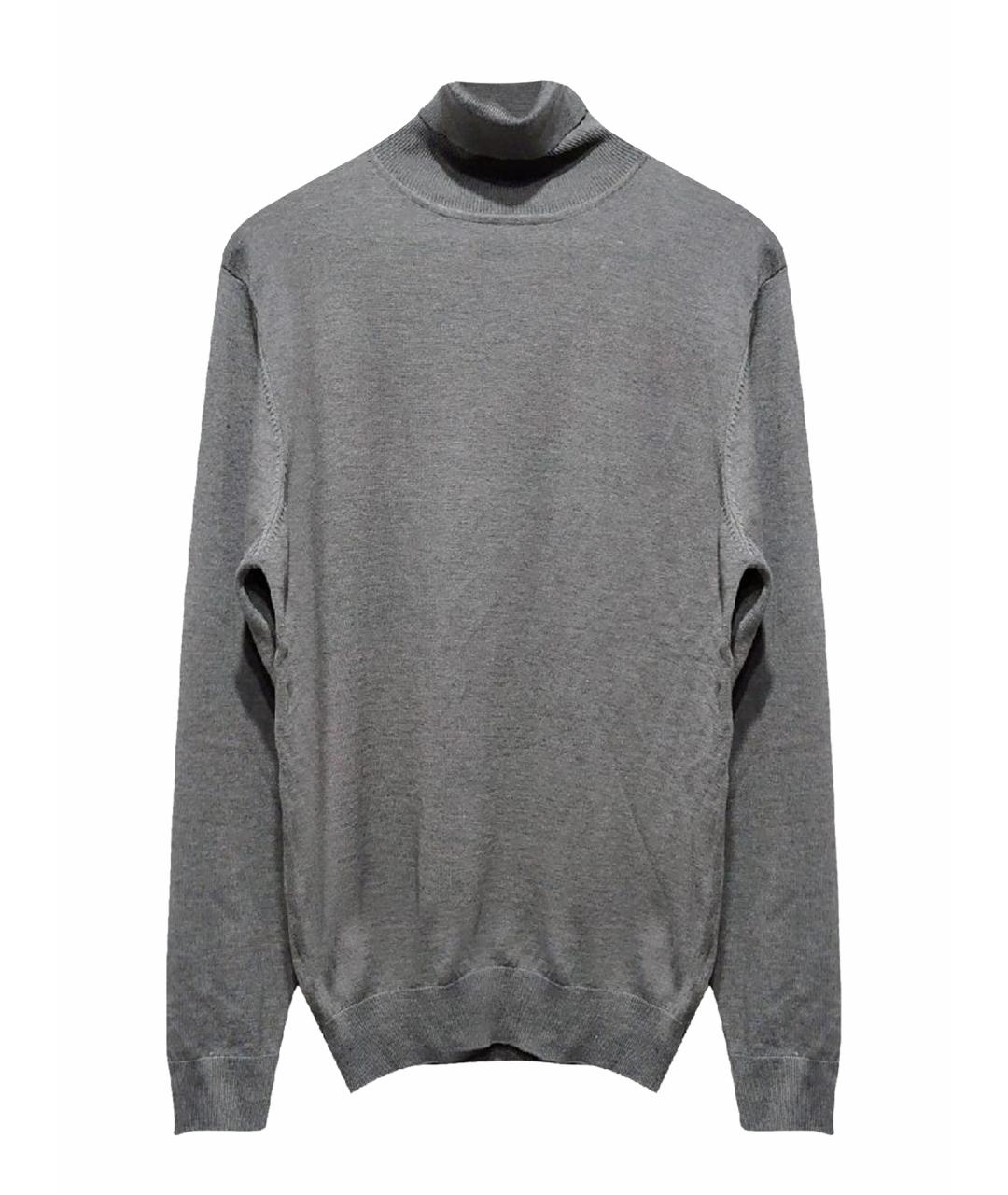 JOHN RICHMOND Серая вискозная водолазка, фото 1