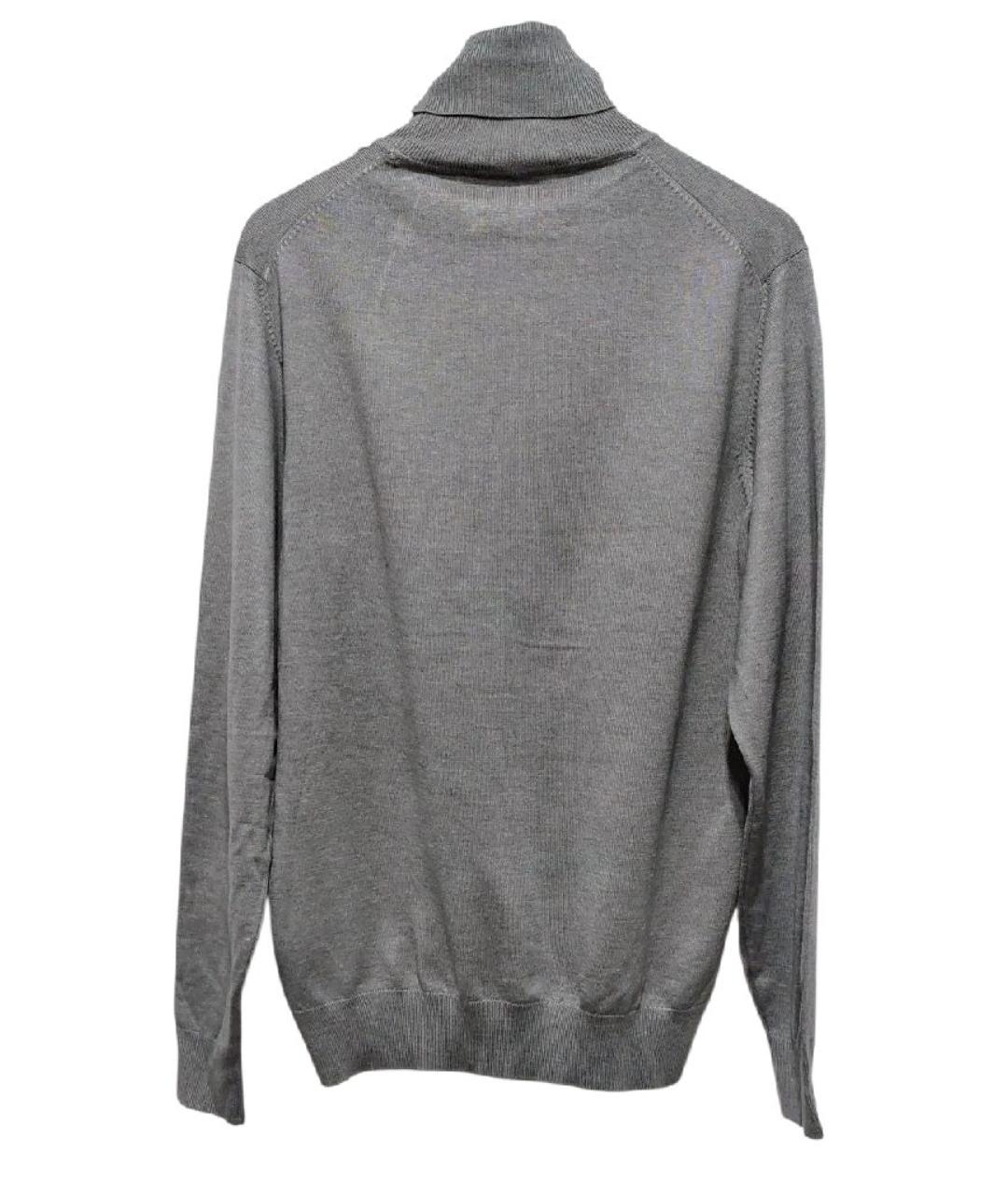 JOHN RICHMOND Серая вискозная водолазка, фото 2