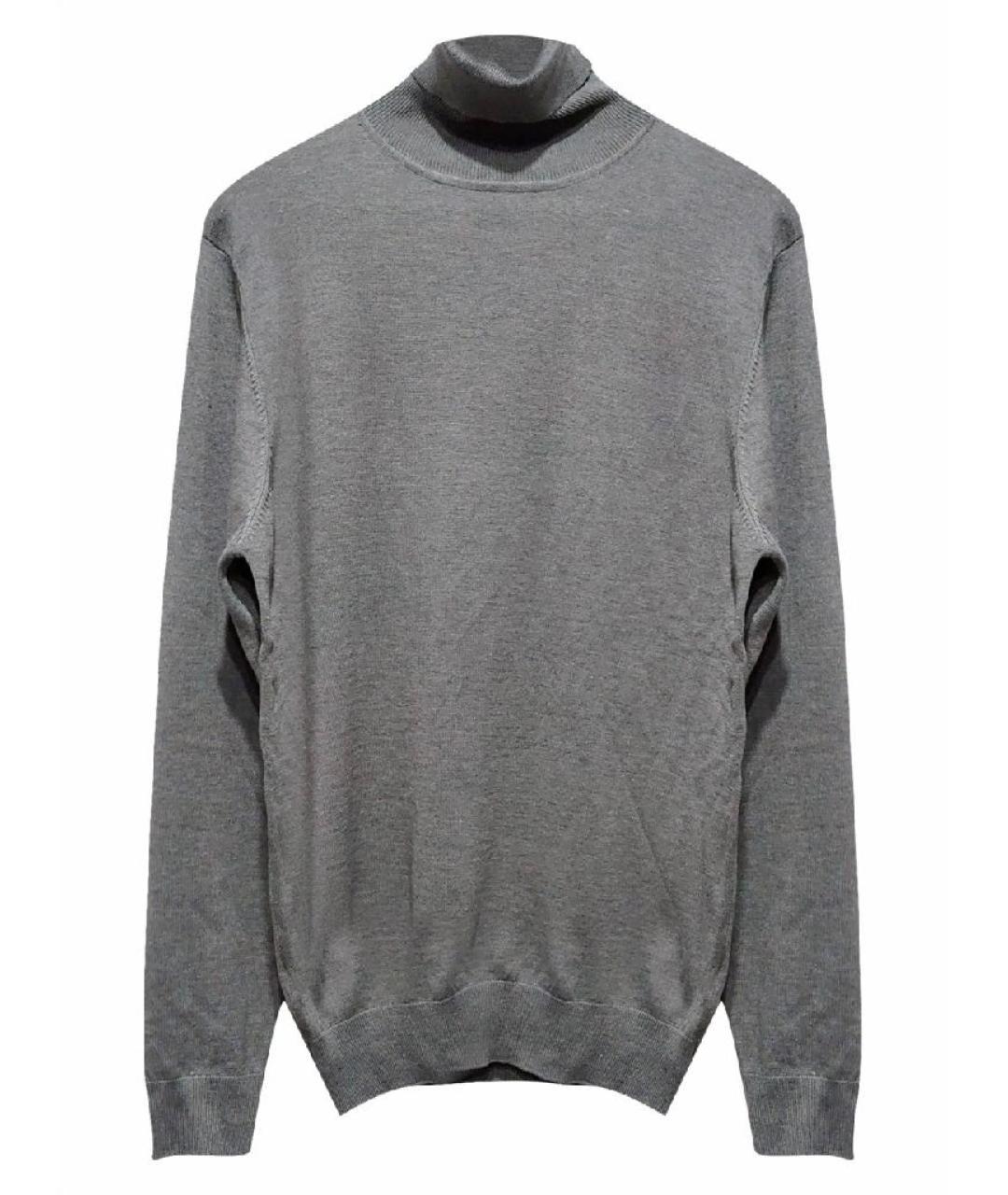 JOHN RICHMOND Серая вискозная водолазка, фото 10