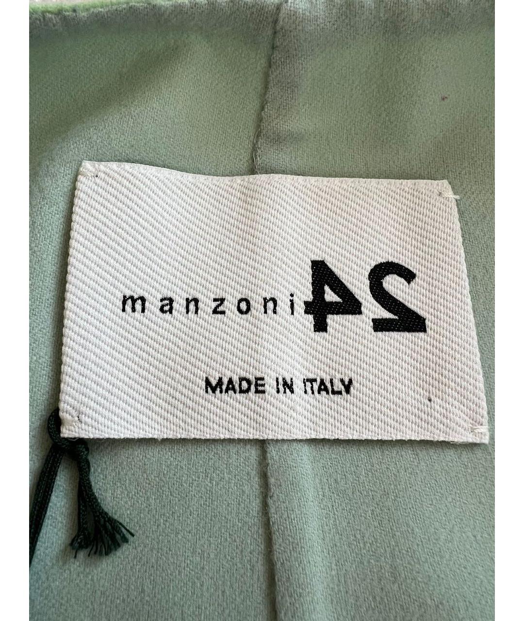 MANZONI 24 Голубое пальто, фото 4