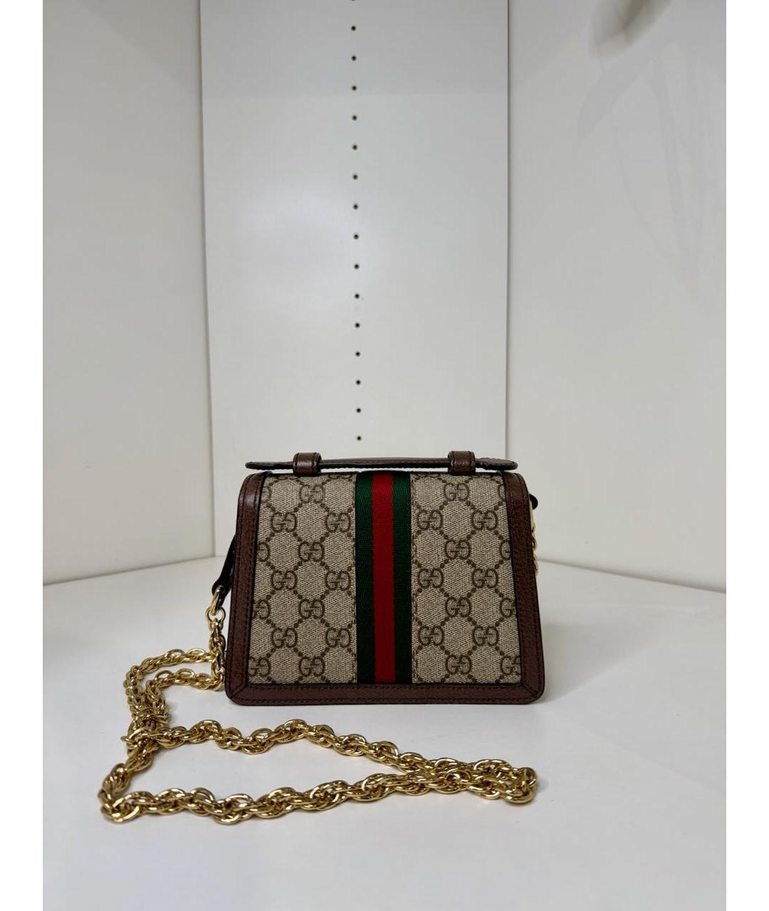 GUCCI Коричневая сумка через плечо, фото 5