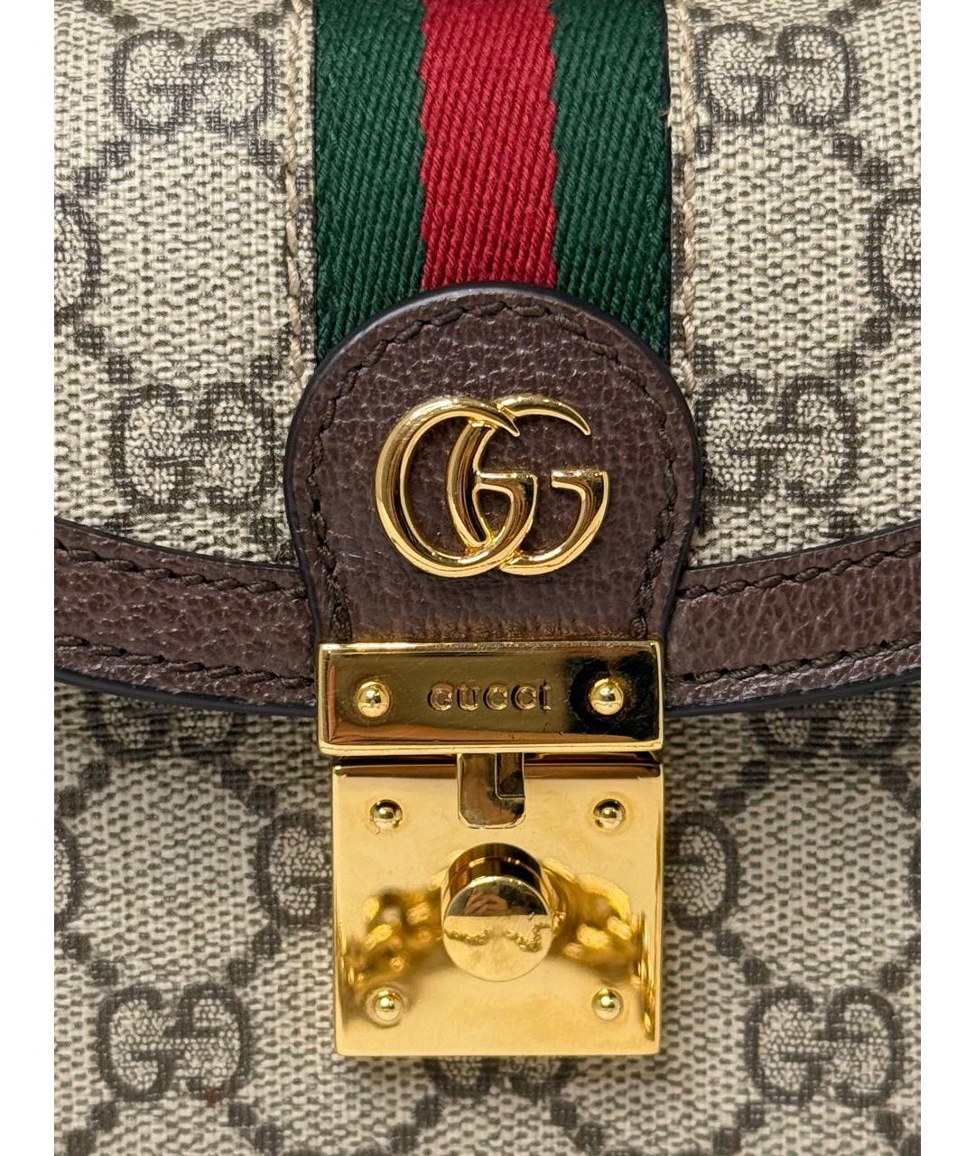 GUCCI Коричневая сумка через плечо, фото 3