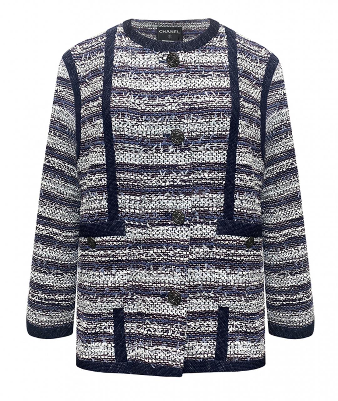 CHANEL Мульти хлопковый жакет/пиджак, фото 1