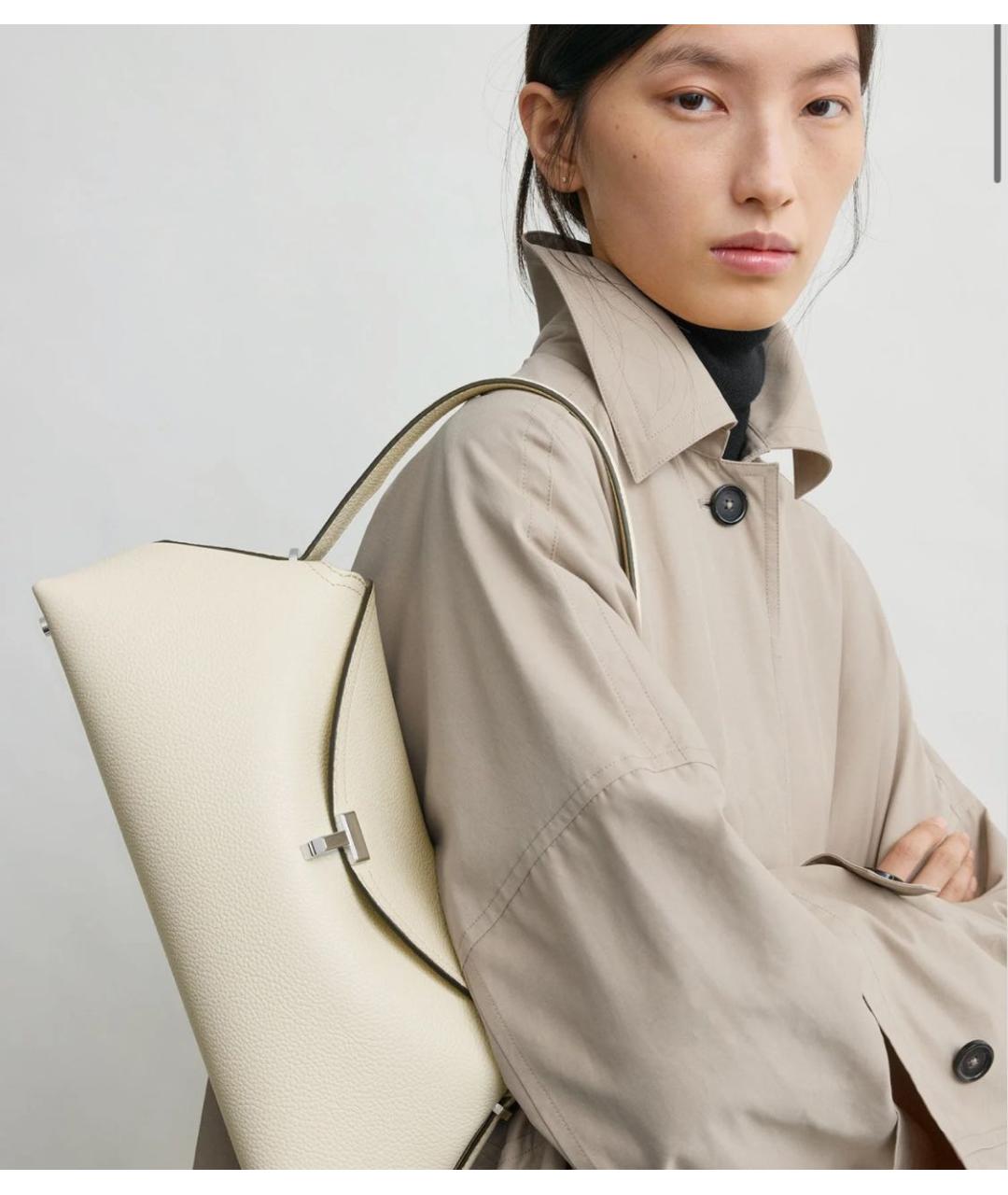 TOTEME Кожаная сумка с короткими ручками, фото 3