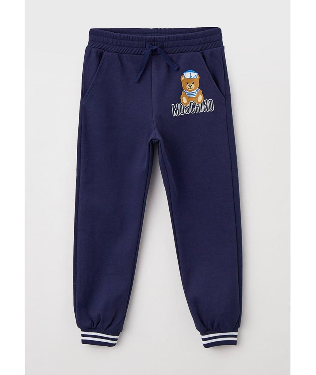 MOSCHINO KIDS Синий хлопковый комплект, фото 4