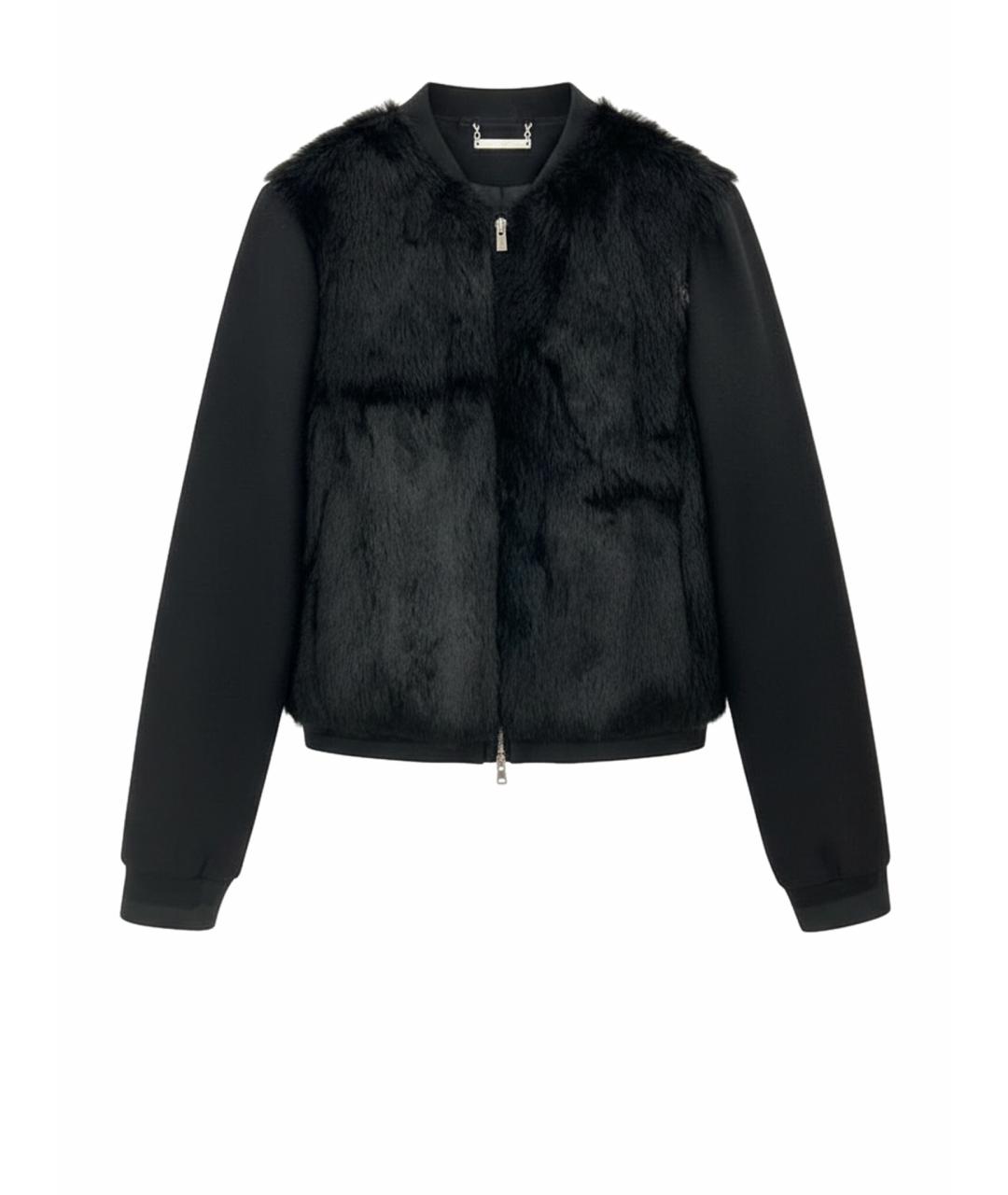 DIANE VON FURSTENBERG Черное пальто, фото 1