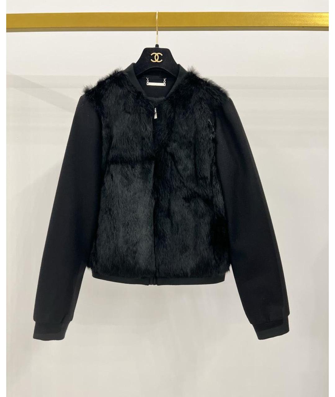 DIANE VON FURSTENBERG Черное пальто, фото 6