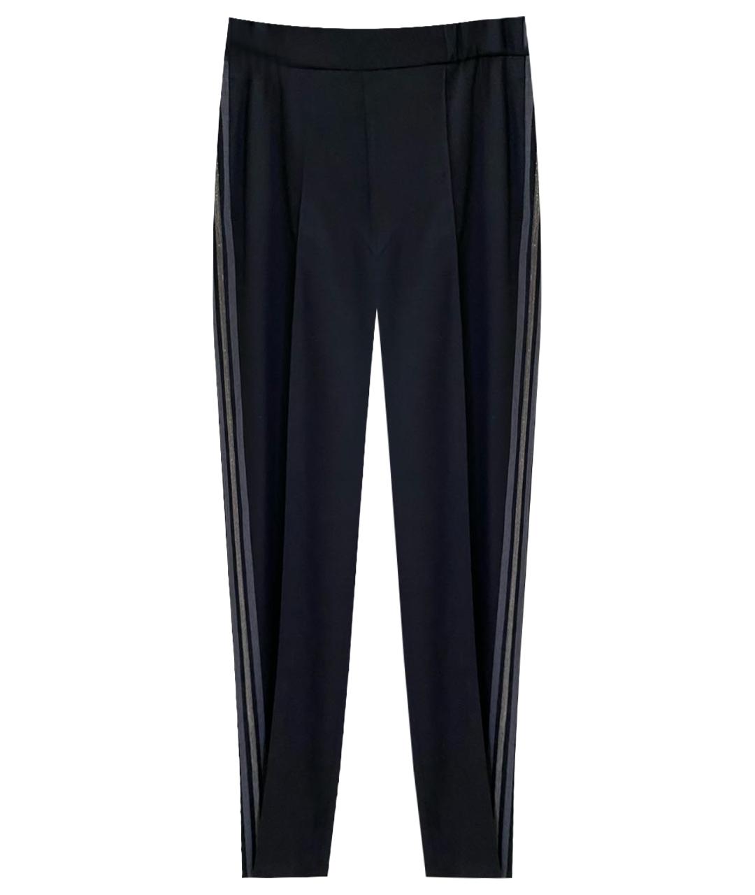 FABIANA FILIPPI Черные шерстяные прямые брюки, фото 1