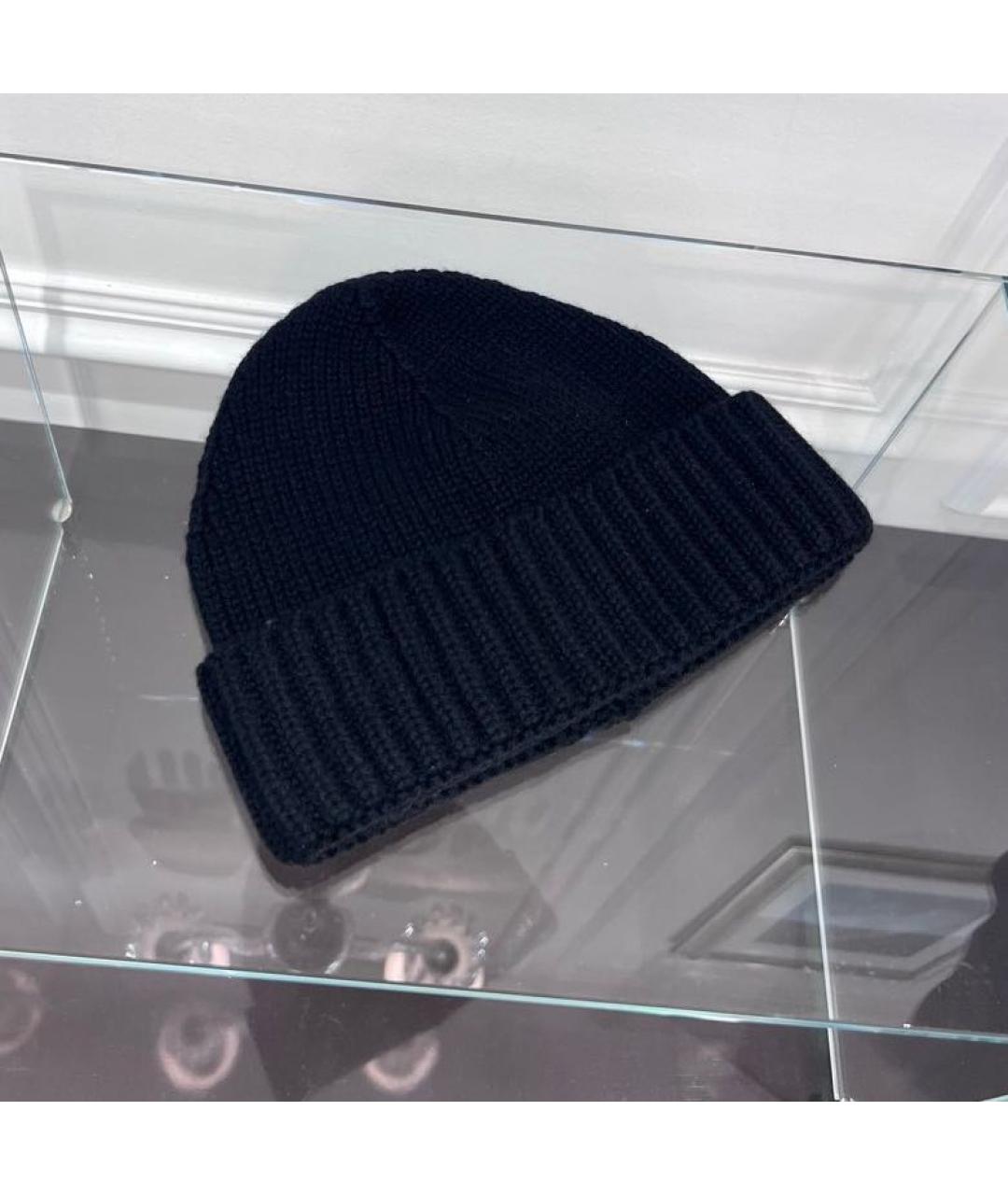 MOORER Синяя кашемировая шапка, фото 3
