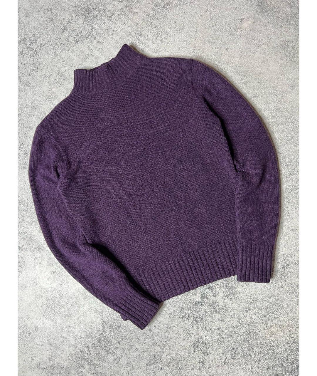 VERSACE JEANS COUTURE Фиолетовый шерстяной джемпер / свитер, фото 6