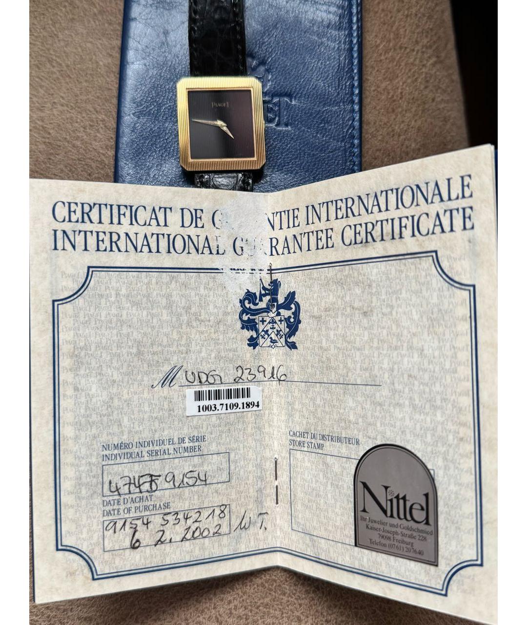 PIAGET Золотые часы из желтого золота, фото 4