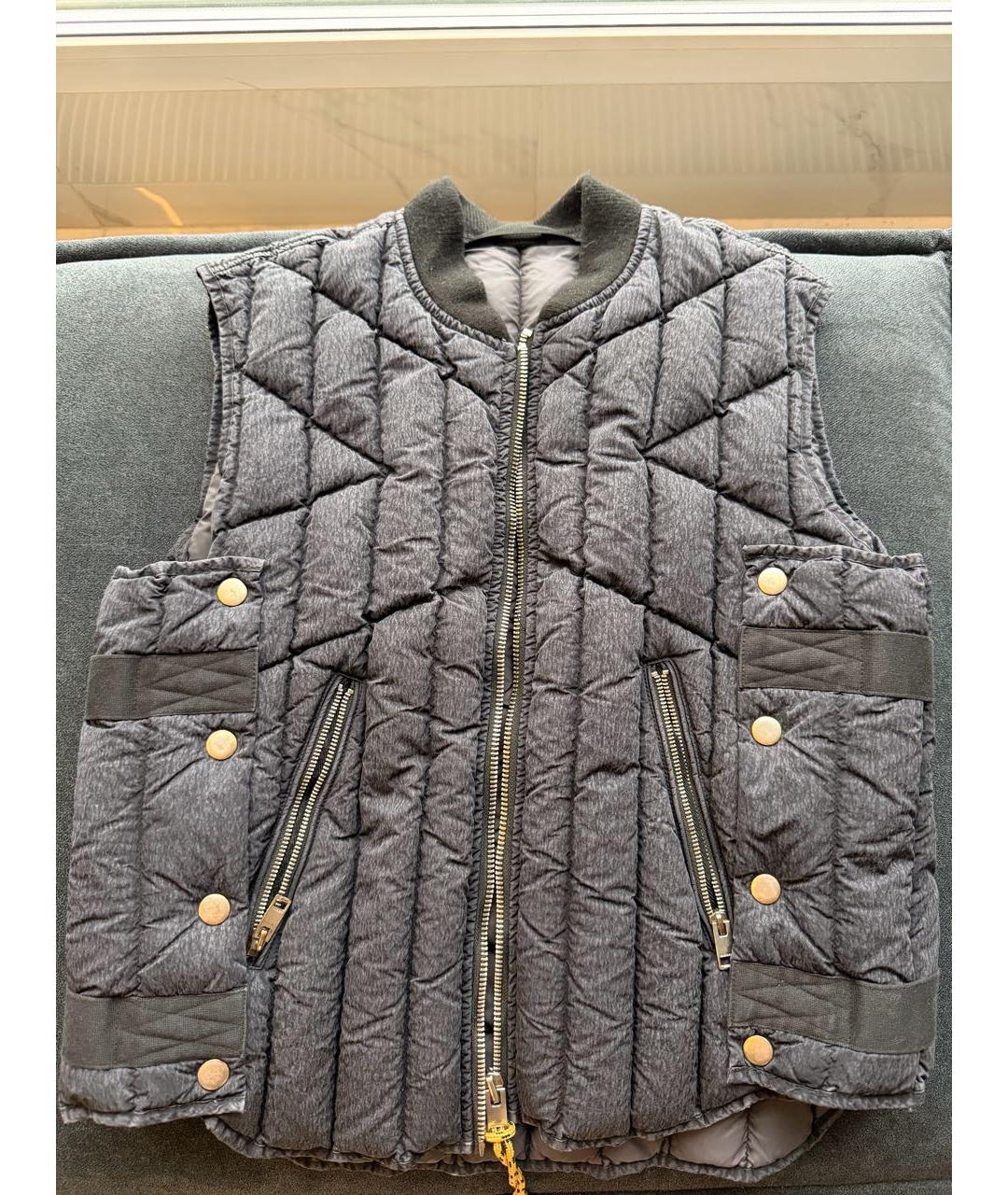 DIESEL BLACK GOLD Темно-синий жилет, фото 8