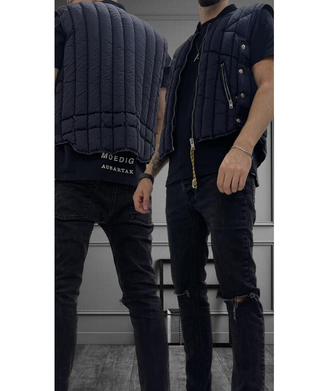 DIESEL BLACK GOLD Темно-синий жилет, фото 7