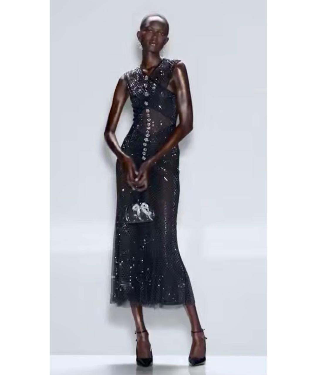 SELF-PORTRAIT Черное вечернее платье, фото 2