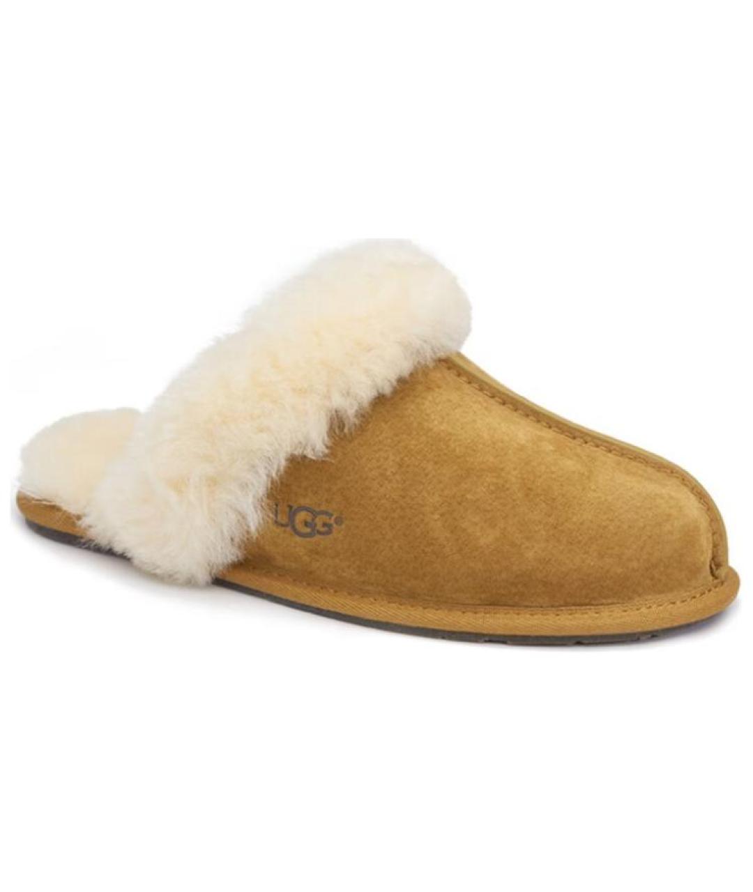 UGG AUSTRALIA Коричневые замшевые мюли, фото 2