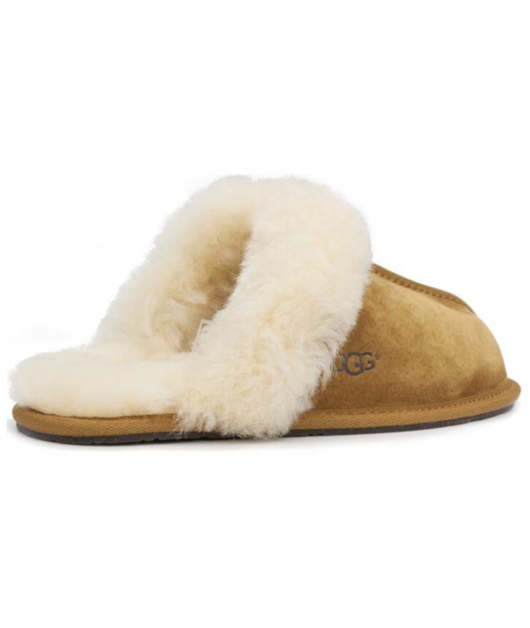 UGG AUSTRALIA Коричневые замшевые мюли, фото 4
