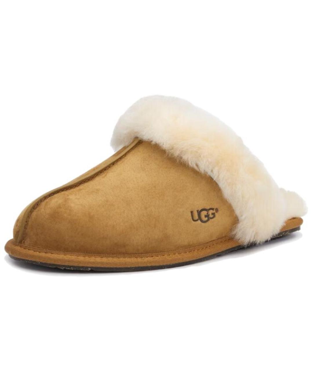 UGG AUSTRALIA Коричневые замшевые мюли, фото 3