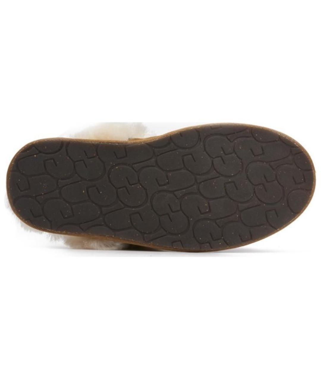 UGG AUSTRALIA Коричневые замшевые мюли, фото 6