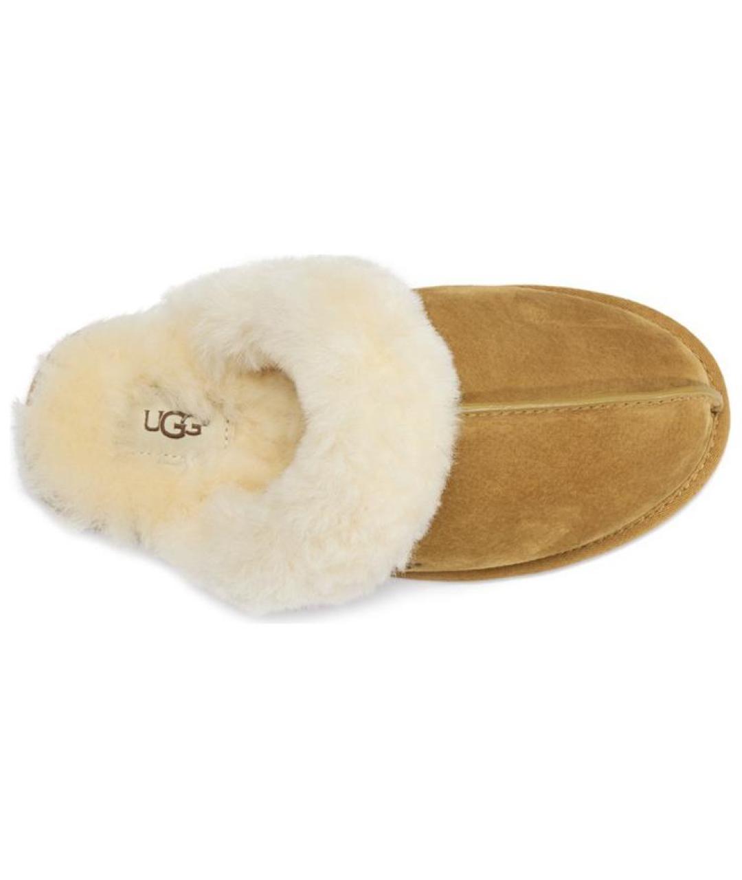UGG AUSTRALIA Коричневые замшевые мюли, фото 5