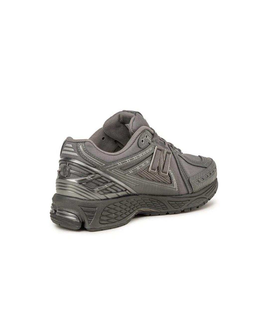 NEW BALANCE Серые текстильные низкие кроссовки / кеды, фото 4