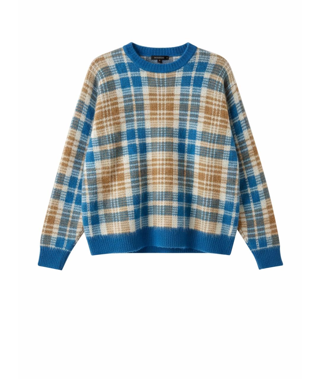 SANDRO Синий шерстяной джемпер / свитер, фото 1