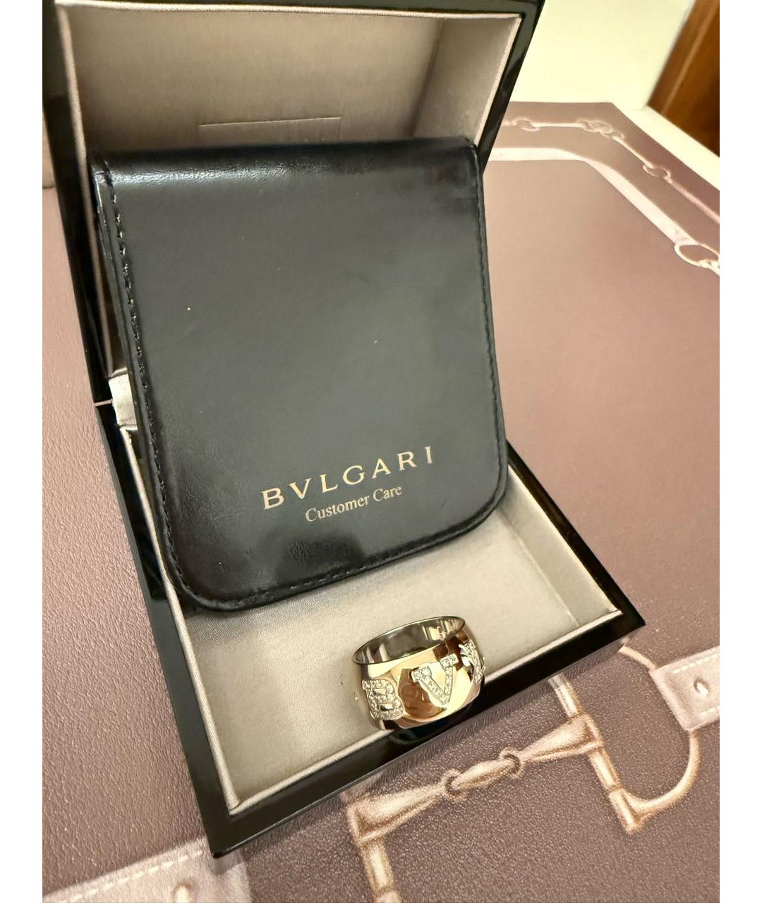 BVLGARI Серебряное кольцо из белого золота, фото 3