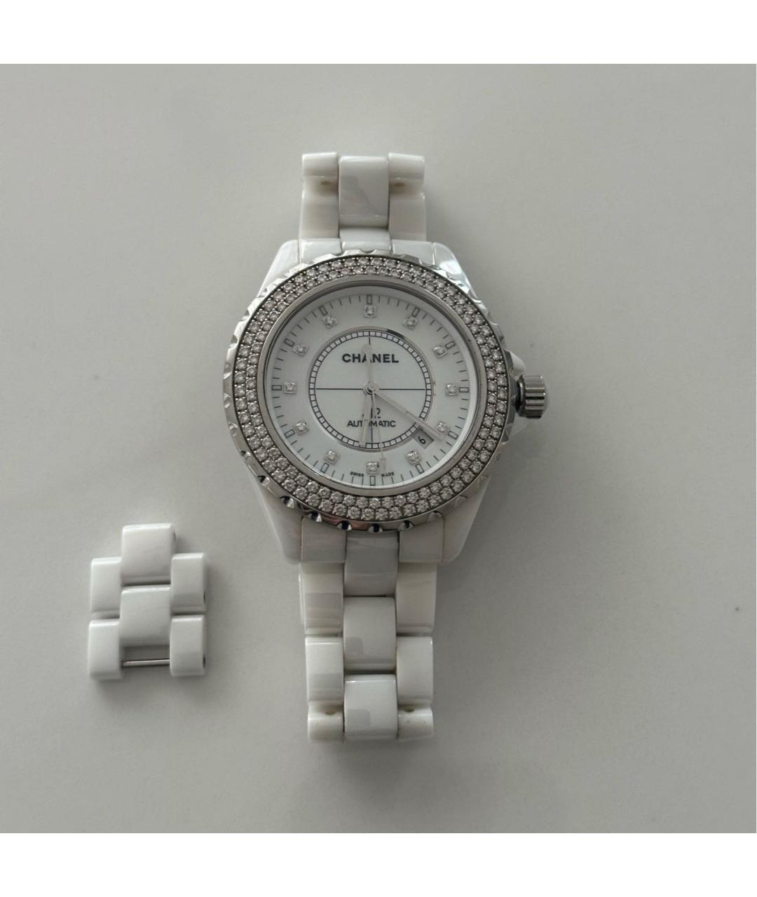 CHANEL Белые часы, фото 2