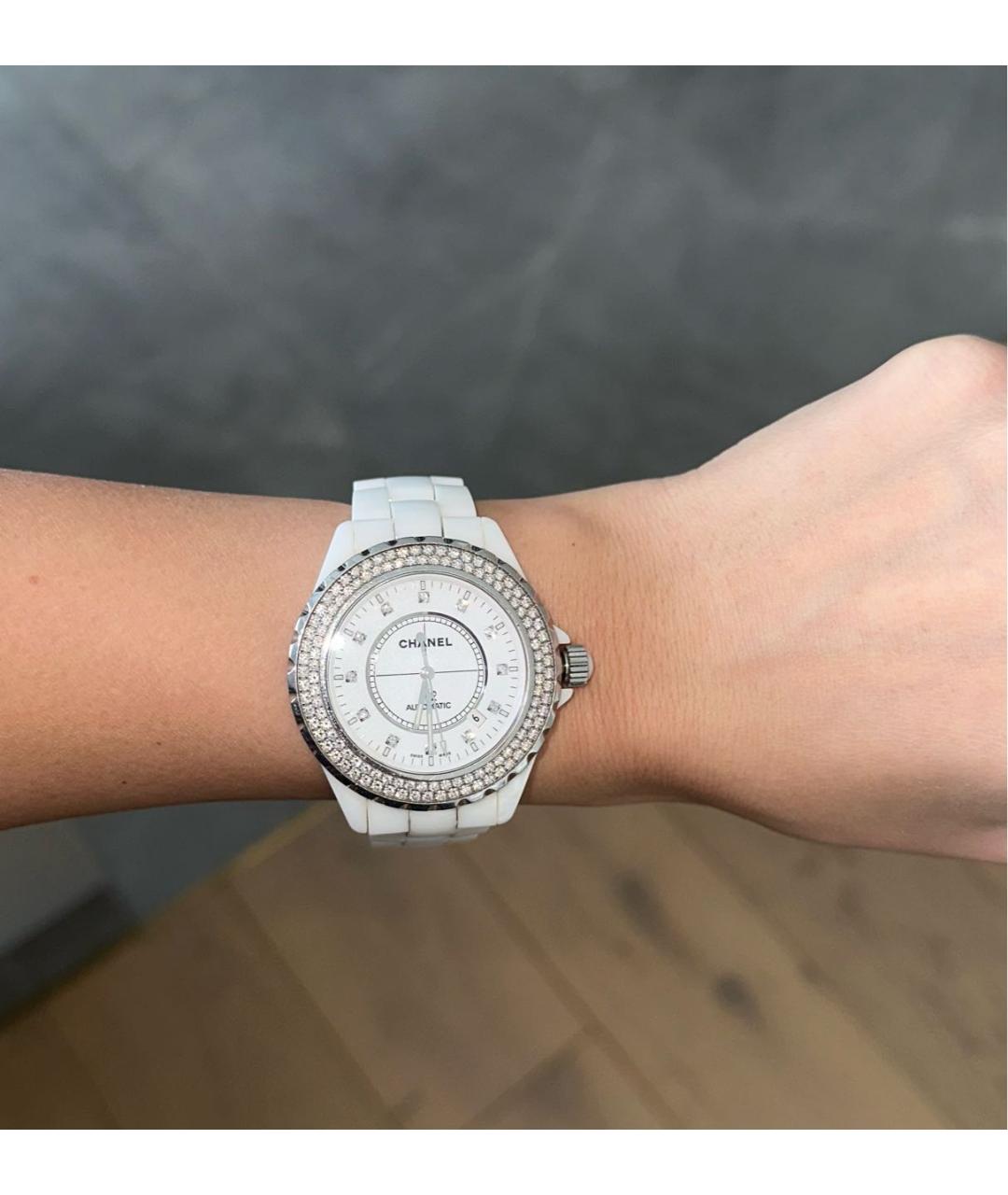 CHANEL Белые часы, фото 8